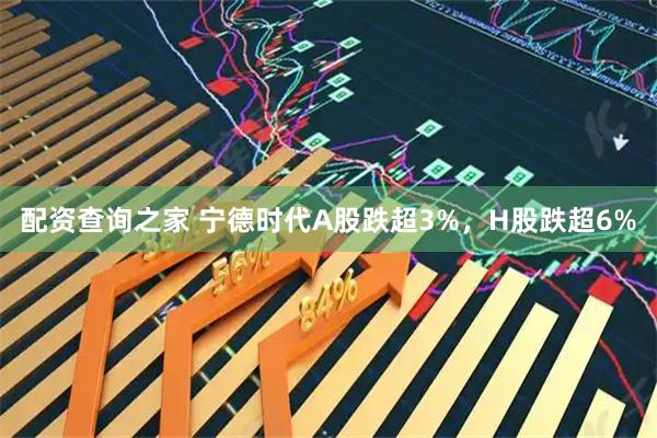 配资查询之家 宁德时代A股跌超3%，H股跌超6%